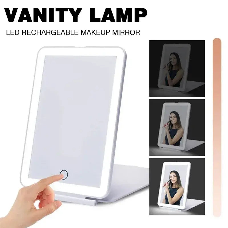 IlluminateFold USB travel mirror 3 colors