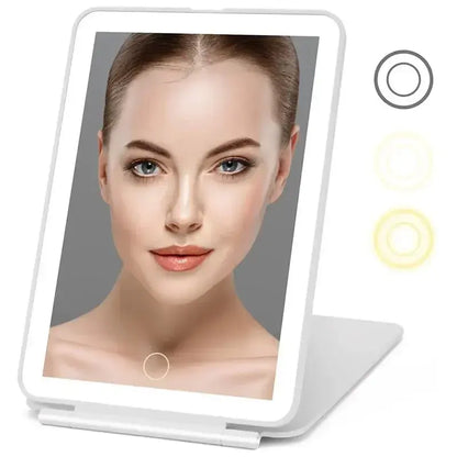 IlluminateFold USB travel mirror 3 colors